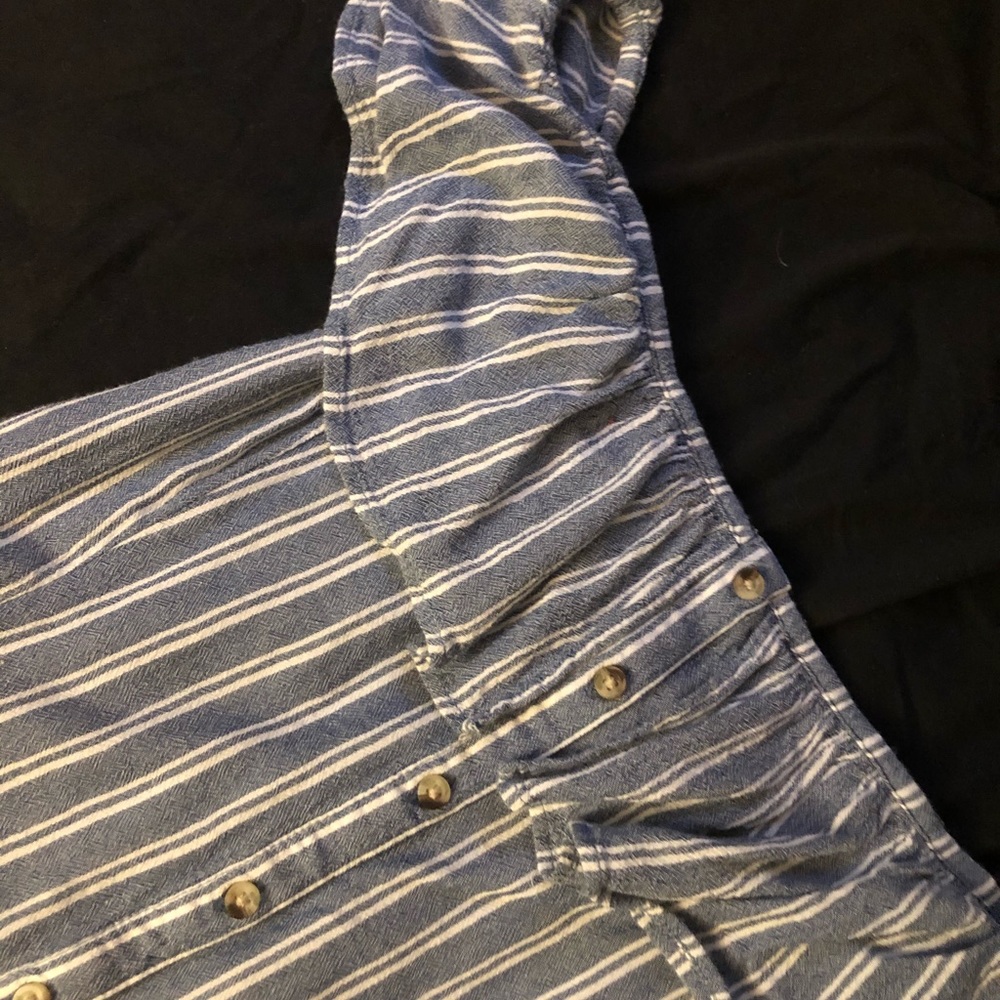 Off the shoulder striped AE dress